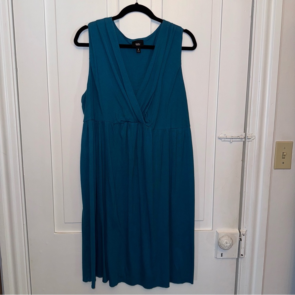 ✨mossimo teal sleeveless dress✨